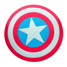 Disguise Marvel Captain America Deluxe Schild fr Herren, Rot/Wei/Blau, Einheitsgre
