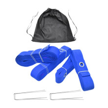 Beach Volleyball Lines Kit - Portable Court Marking Set for Outdoor Sports, Grassland Use, Blue Color, Durable Material