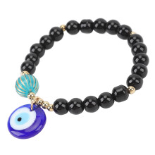 Bracciale dell'Occhio Blu 10 mm Regolabile 4-9,5 pollici