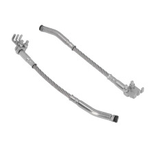 2pcs Ice Scratchers Kit 1201DF for Snowmobiles 2‑1/2in Tracks