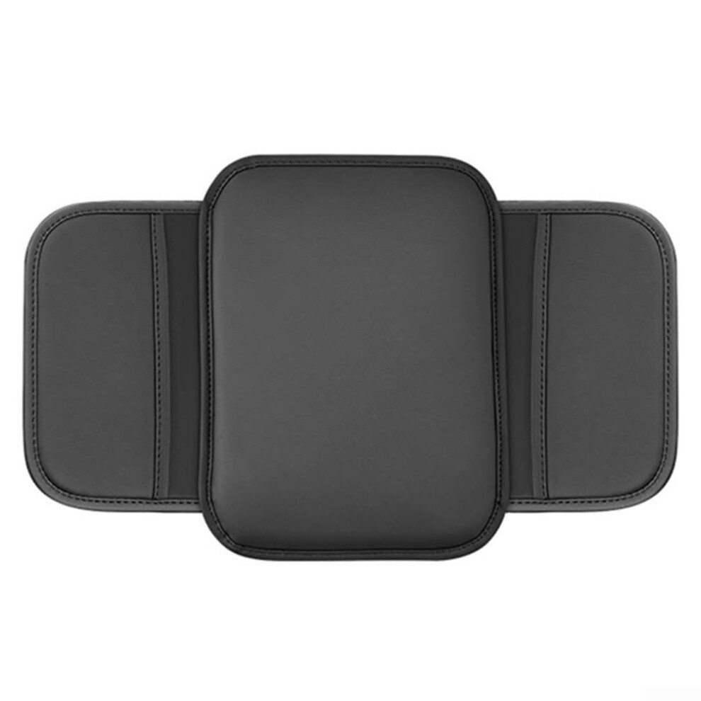 Practical Car Armrest Cushion For Elbow Support And Quick Access To Small Items In Compatible With Most Vehicles Black 6447073506611