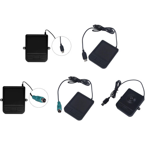 Compact USB Touchpad Trackball with Ergonomic Design for Laptop and Desktop Users, USB Compatible, Compact Size 1