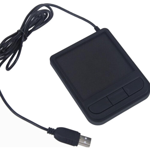 Ergonomic Industrial USB Touchpad With Trackball, Touch Features, Plug and Play Compatibility for Enhanced User Interaction 2