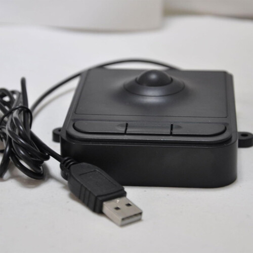 Ergonomic Industrial Wire USB Touchpad with Trackball and Multi-Touch Features for Enhanced User Interaction and Compatibility 2