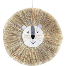 Lion Wall Decor Hand Woven Jewelry Modern Home Decor Accessories Pendant Party Baby Shower Bedroom