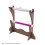 Desktop Flute Stand Holder - Double Layer Storage, Brown, 28x24.5cm 8