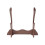 Desktop Flute Stand Holder - Double Layer Storage, Brown, 28x24.5cm 1