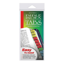 G.T. Luscombe Company Inc. Rainbow Verse Finder Bibs Tabs | F cil de instalar auto-alinhamento, apenas pressione e stick | C digo de cores | Text