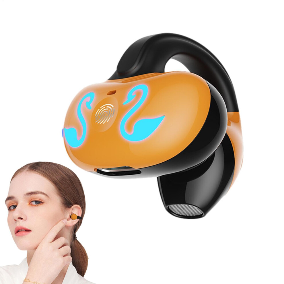 Wireless Headset 5.3 - Bone Conducting Open Ear Headphones With 10 Hours Playtime For Gym And Outdoor Use, Orange 6447073506956