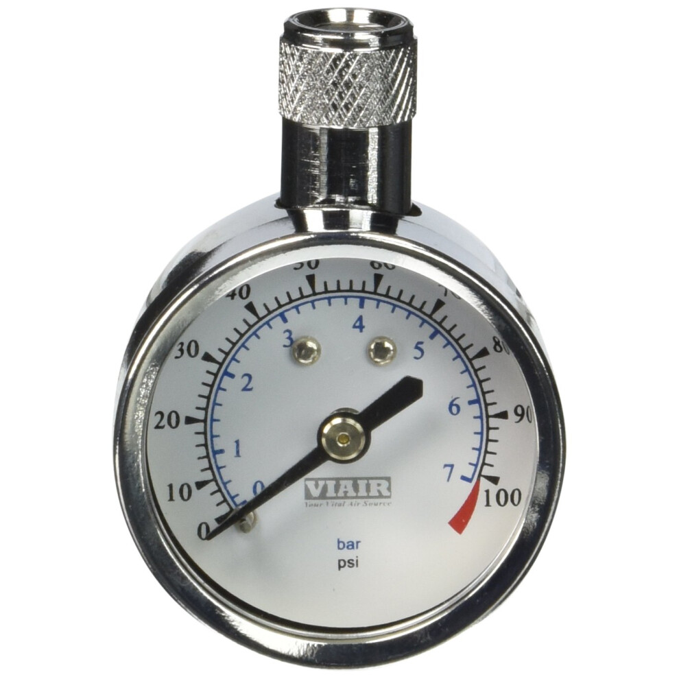 1.5' Tire Gauge (0 To 100 Psi) White 818114000713