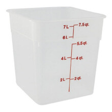 Cambro (8SFSPP190) 8 QT Polypropylene Food Storage Container - Camsquare