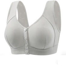 (S, 001* Silver) Sports Bras Women's Bras Front Closure Bras Push Up Bra No Underwire Plus Size Bracieres Breathable Comfy Soft Bras Everyday Bra Underwear