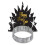 Black and Gold New Year Shimmer Tiara - 1 Pc 1