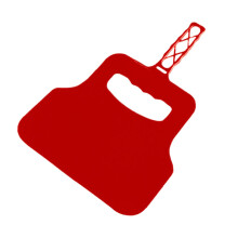 Barbecue Hand Fan for Charcoal Grills | Outdoor Cooking Flame Blower | Red Handheld Fire Aid Tool