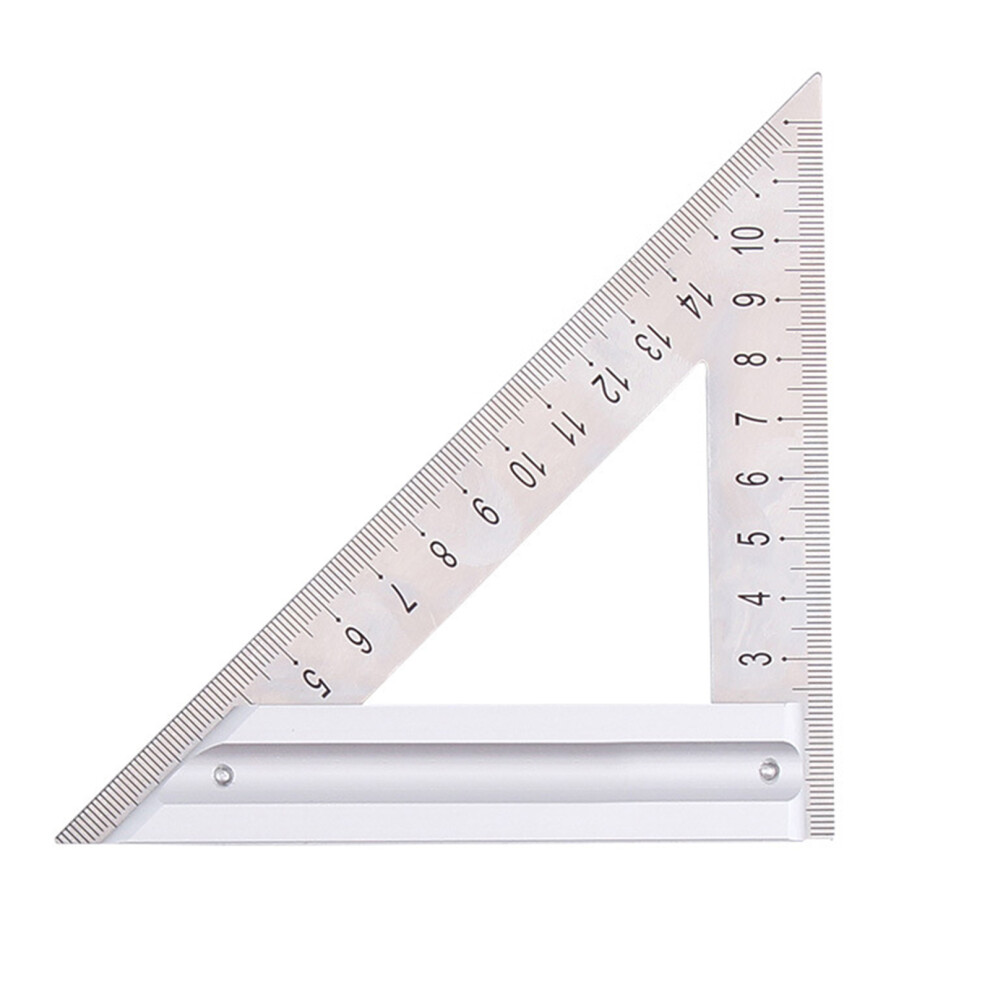 Stainless Triangle Ruler Carpentry Woodworking Measuring-120Mm 7754000082445