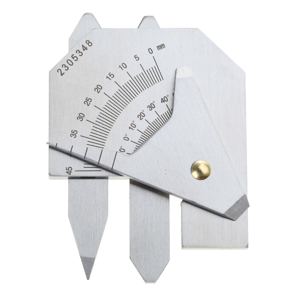 Metric Inspection Ruler Stainless Steel Weld Seam Gauge 0-75Mm 7754000082643