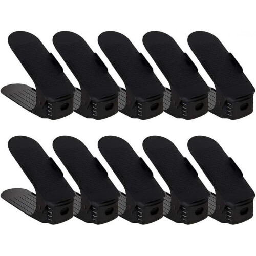 Adjustable Double Layer Shoe Storage Rack Simple Thickening Integrated Shoe Rack Plastic Shoe Bracke