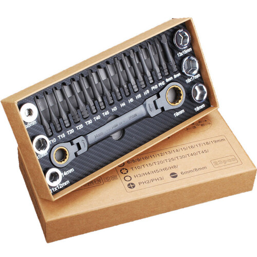 1 Set Ratchet Wrench Screwdriver Tool Set Portable Screwdriver