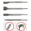 4PCS SDS Shank Point Flat Wide Flat Electric Hammer-suit 3 3