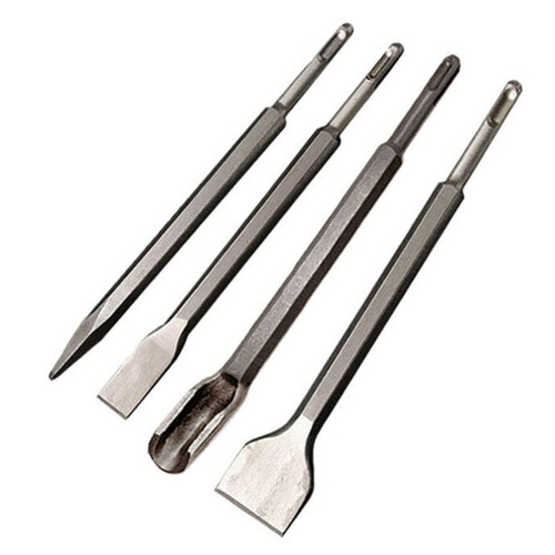 4PCS SDS Shank Point Flat Wide Flat Electric Hammer-suit 3 1