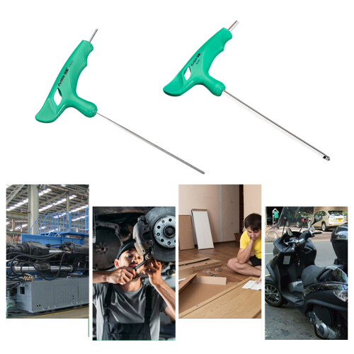Comfortable T-Shaped Flat Head Wrench T-Handle-4mm ball head 2
