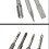 4PCS SDS Shank Point Flat Wide Flat Electric Hammer-suit 3 7