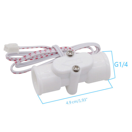 Compact- Flow Sensor G1/4" Liquid Water Flow Sensor Flowmeter 1
