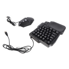 RGB Backlit Gaming Keyboard Mouse Combo with Phone Stand, 4-in-1 Set