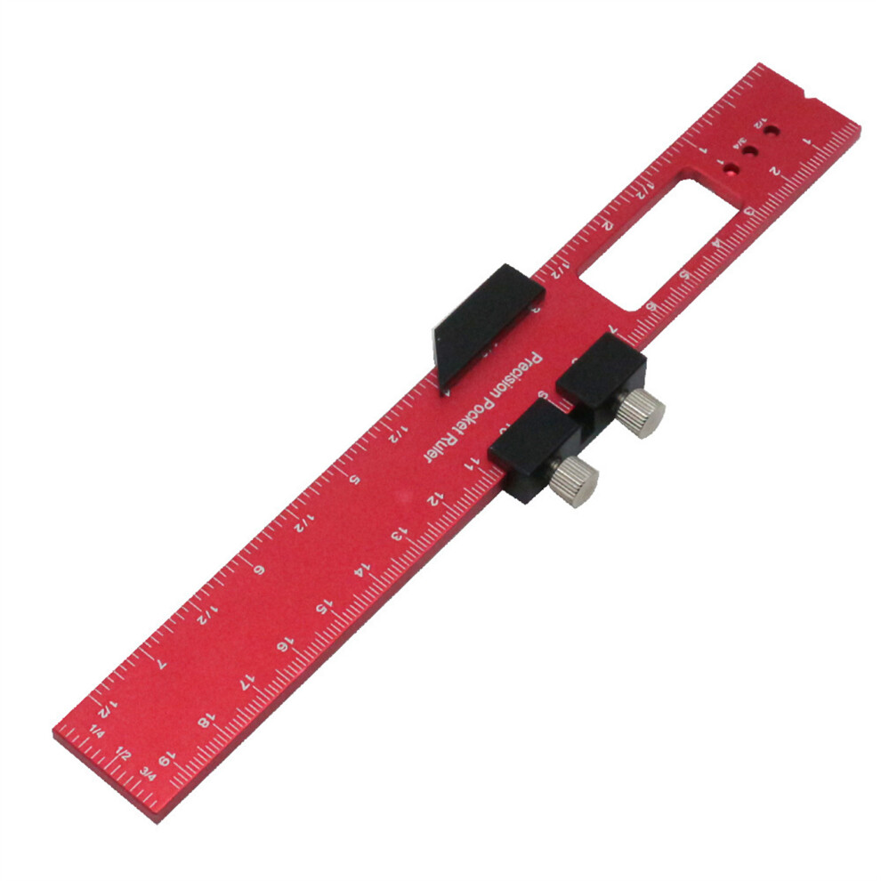 Drafting Metal Ruler With Inch & Metric Indicators-H200 Light 7754000084029