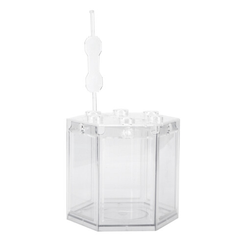 Small Fish Tank Hex Shape Superimposable Portable 2