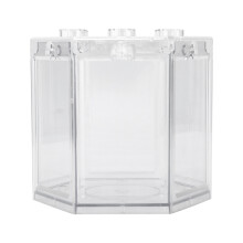Small Fish Tank Hex Shape Superimposable Portable