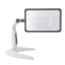 Magnifying Glass with Light and 48 LEDs, 2.5X, 3 Color Temp, Rotating for Reading Seniors
