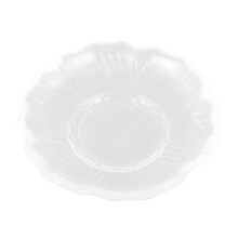 Glass Tea Saucer Coaster Set - Lightweight Transparent Glass Pads for Tea Cups, Desserts, Home, Restaurant, Bar Use