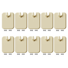 Picture Frame Hanger Adhesive Mount 2.6x2.01 Inches Beige Strong Load Capacity No-Drill Wall Hook for Apartment Decor