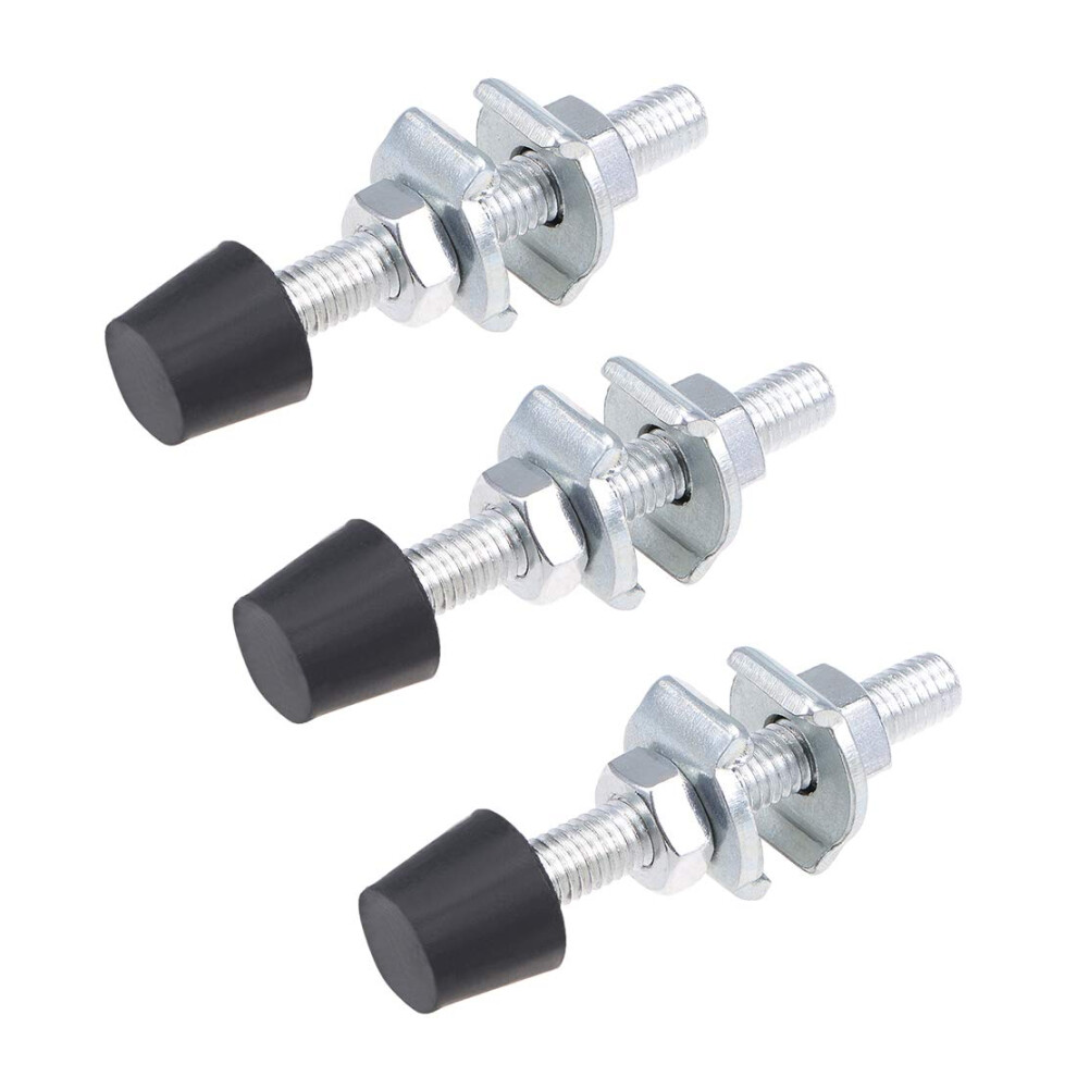 M8x70mm Carbon Steel Toggle Clamp Screw Assembly with Rounded Spindle Tip, Heavy Duty, 3-Pack-image-OPC-PKD2GH8-NEW