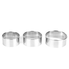 304 Edelstahl-Dampflöser-Set, 3 Größen, Küchenwerkzeug