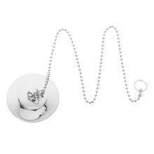 Rvs Met Ketting Voor Gootsteen En Badkamertoepassing