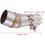 Motorcycle Exhaust Pipe Adapter Connector Intermediate Exhaust Pipe Tip 6
