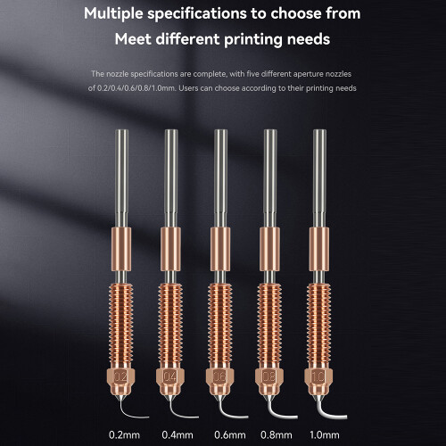 Integrated 0.2mm Nozzle for Creality K1C/Max/Ender 3 V3 Printers 2