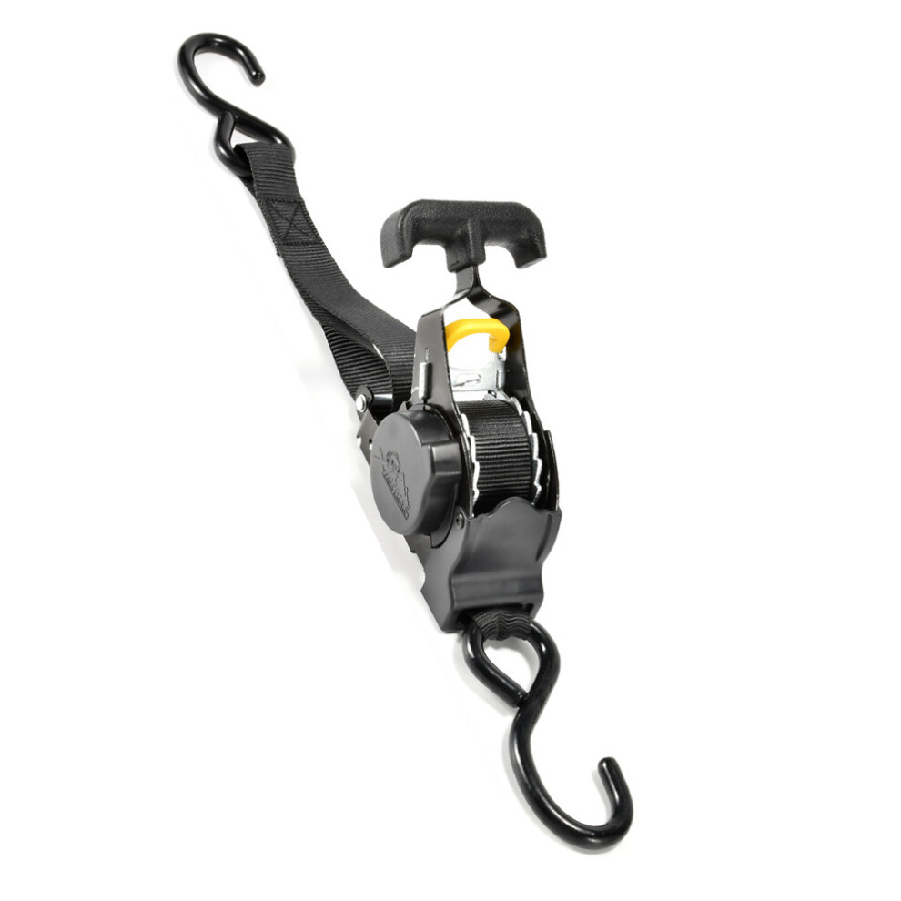 Self-Retracting Webbing Belt 680Kg Capacity, 3.3M Black Handle 4301347431080
