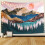 Forest Tree Shaped Sunset Wall Tapestry 95x73 1
