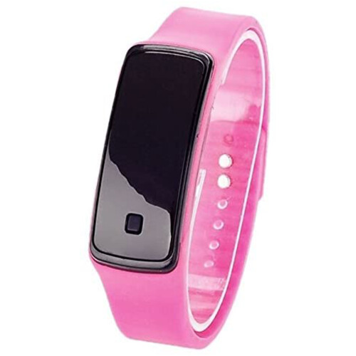 Rectangle Sport LED Digital Watch Silicone Strap