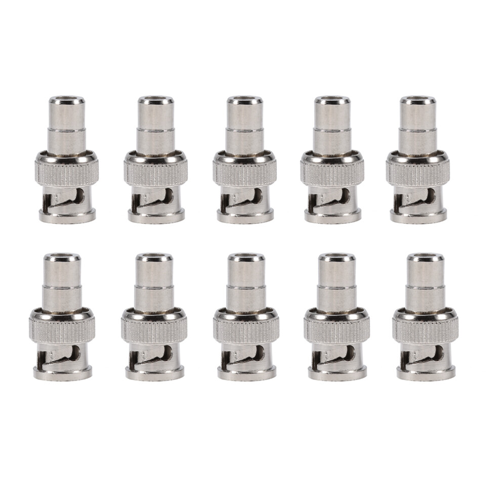 10Pcs Bnc Male To Av Rca Female Connector Adaptor 8320539960753