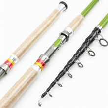 Fishing Rod, Telescopic 2.1m MH Carbon Fishing Rod for Carp, Perch, and Rock Sea Fishing Gear