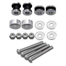 Motorcycle Sissy Bar Luggage Rack Docking Hardware Kit for 1984-2017 Softail Low FLSTC FXST