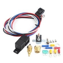 Car Cooling Fan Thermostat Switch Car Fan Sensor Relay Harness Kit 12v Automotive Fan Car Accessori
