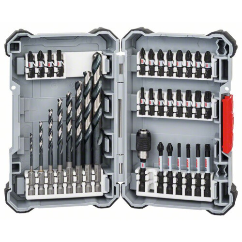Bosch Bosch Professional 35 PC HSS Impact Driver Rated Screwdriver Bit Set Robust Case 2