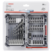 Gemischtes Set aus Schlagdreherspitzen und Metallbohrern PRO, 35 Teile - BOSCH - 2608521U80