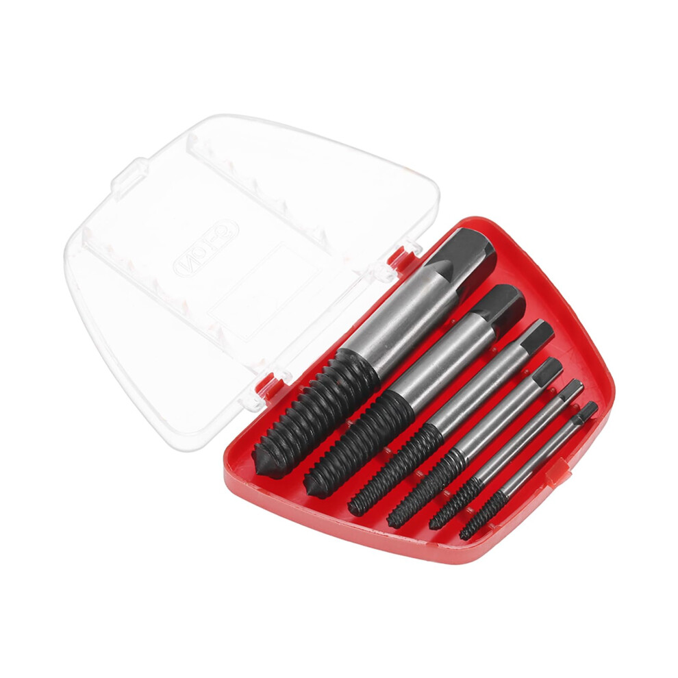 6pcs Screw Extractor Set for Broken Screws 3-22mm Easy Out Drill Bits Remover Tools Kit for Damaged Fasteners