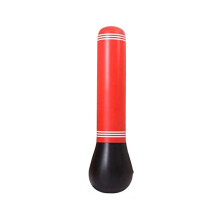 Inflatable Punching Bag Fitness Vertical Boxing Column Tumbler for Outdoor Sports, Durable Heavy-Duty Material, 5ft Height